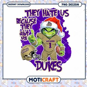 James Madison Dukes PNG Graphic for Game Day Spirit