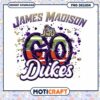 James Madison Dukes Go PNG Design Instant Download Art