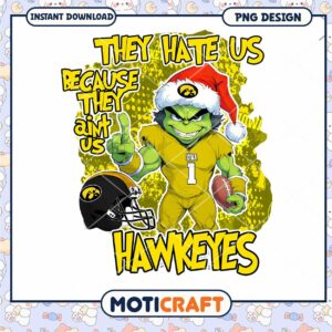 Iowa Hawkeyes Christmas PNG Design Instant Download Art