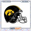 Iowa Hawkeyes Football Helmet PNG Instant Download Design