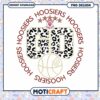 Indiana Hoosiers Leopard Print Basketball PNG Design