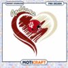 Indiana Heart Design with Football Helmet PNG Download