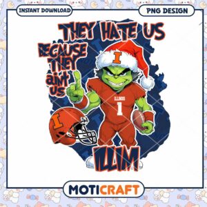 Illinois Football PNG Design They Hate Us Feature Image