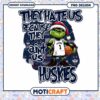 Huskies Grinch Basketball Design for Instant Download PNG