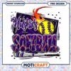 Huskies Softball Colorful PNG Design for Instant Use