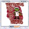 Hoosiers Basketball Grinch PNG Team Spirit Design Download