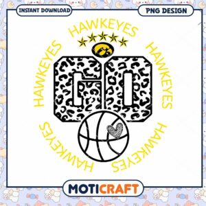 Hawkeyes Basketball PNG Design Instant Download Art