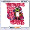 Grinch Wildcats Basketball Art PNG Instant Download Gift