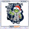 Grinch Themed Rice Owls Football PNG Design Download