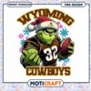 Grinch Style Wyoming Cowboys PNG for Instant Download