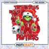 Grinch Style Panthers Football PNG Design for Download