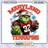 Grinch Maryland Terrapins Football PNG Instant Download