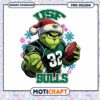 Grinch Inspired USF Bulls Football PNG Design Download