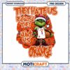 Grinch Inspired Orange Basketball PNG Downloadable Design