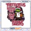 Grinch Inspired Falcons Basketball PNG Graphic Design Download