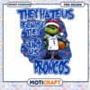 Grinch Inspired Basketball PNG Design for Broncos Fans