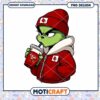 Grinch in Hoodie PNG Design for Instant Download