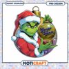 Grinch Holiday Ornament PNG Design for Instant Download