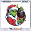 Grinch Holiday Ornament Design for Instant Download PNG