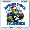 Grinch Football PNG Indiana State Sycamores Design Download