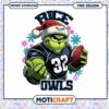 Grinch Football Owls PNG Design for Holiday Cheer
