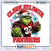 Grinch Football Design for Clark Atlanta Panthers Fans