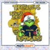 Grinch Fighting Irish Christmas PNG Instant Download Art