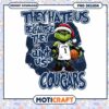 Grinch Cougars Basketball PNG Design for Instant Download