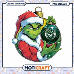 Grinch Christmas Ornament PNG Design for Downloads
