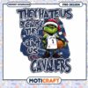 Grinch Christmas Cavaliers Basketball PNG Design Download