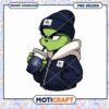 Grinch Character Drinking Coffee PNG Digital Download Design