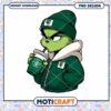 Grinch Cartoon Character Drinking Coffee PNG Download