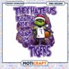 Grinch Basketball Tigers PNG Design Instant Download Art