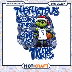 Grinch Basketball PNG Design for Memphis Tigers Fans