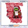 Grinch Basketball PNG Design for Dragon Fans Download