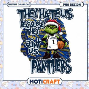 Grinch Basketball Design They Hate Us Panthers PNG