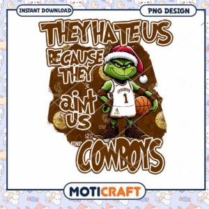 Grinch Basketball Design for Wyoming Cowboys Fans PNG