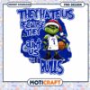Grinch Basketball Design They Hate Us Bulls PNG Download