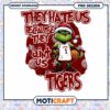 Grinch Basketball Design for Tigers Fans in PNG Format