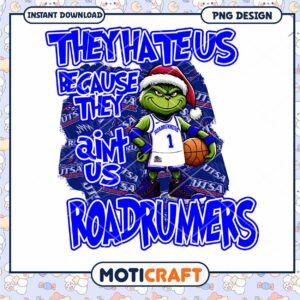 Grinch Basketball Design for Roadrunners Fans PNG File