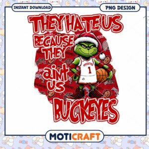 Grinch Basketball Design for Ohio State Buckeyes Fans