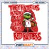 Grinch Basketball Design for Red Raiders Fans PNG Download