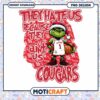 Grinch Basketball Design for Cougars Fans Instant PNG Download