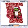 Grinch Basketball Cardinals Art PNG Download Design