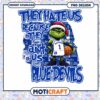 Grinch Basketball Blue Devils PNG Design Instant Download