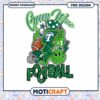 Green Wave Football PNG Design for Sports Fans Download