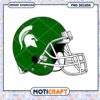 Green Spartan Football Helmet PNG Instant Download Design