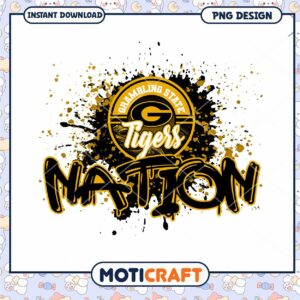 Grambling State Tigers Nation PNG Design for Download