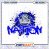Gonzaga Bulldogs Nation PNG Design Instant Download Art