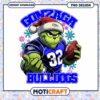 Gonzaga Bulldogs Grinch Football PNG Design Download